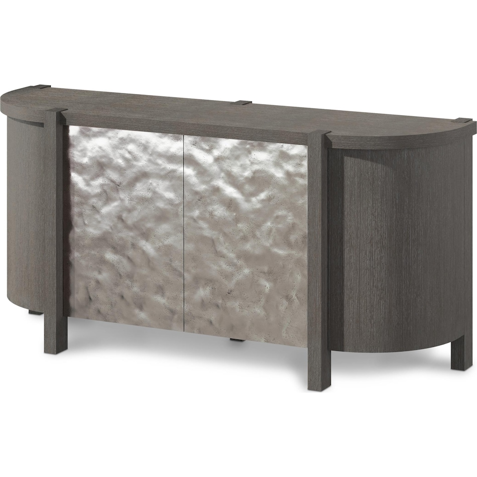 prado silver brown sideboard server   