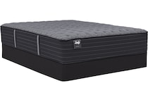 princeton firm tighttop black mattress queen   