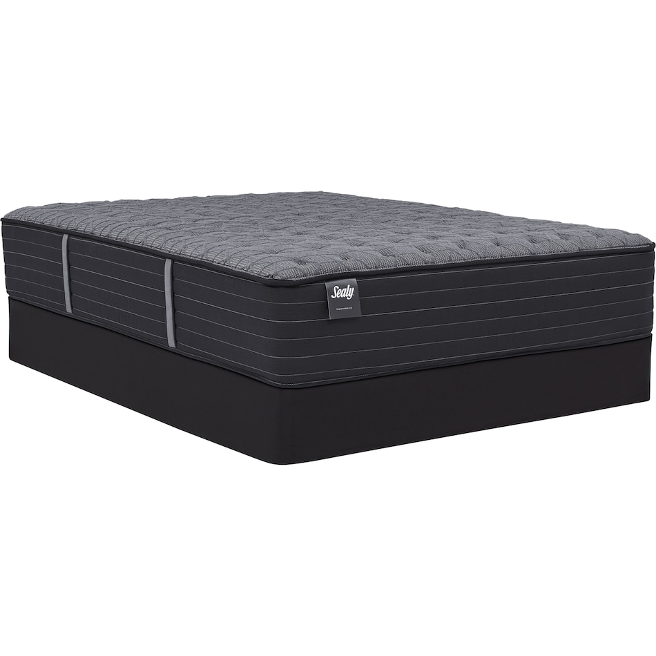 princeton firm tighttop black mattress queen   