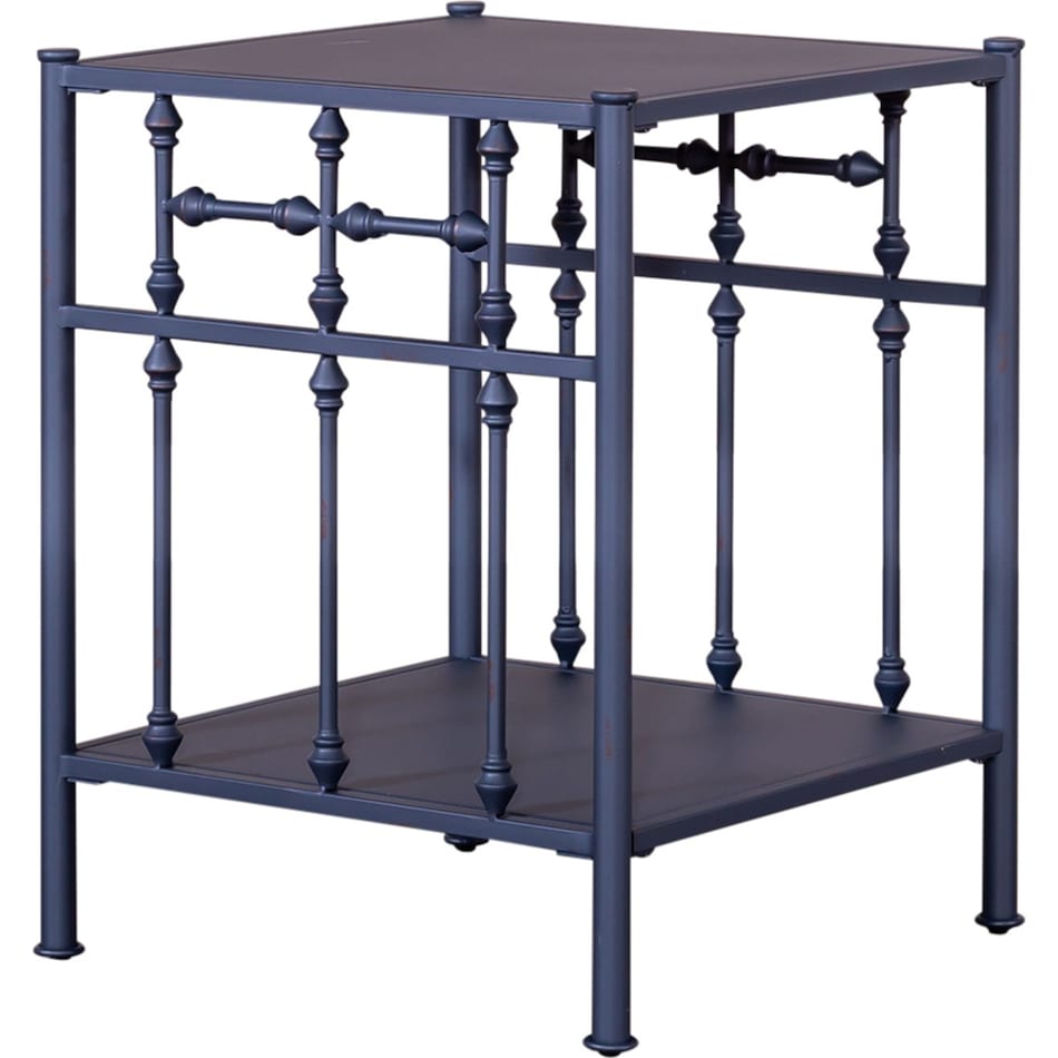 priscilla navy nightstand   