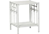 priscilla white nightstand   