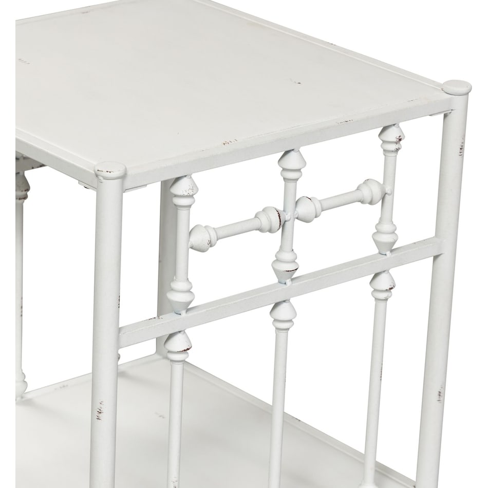 priscilla white nightstand   