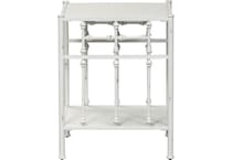 priscilla white nightstand   