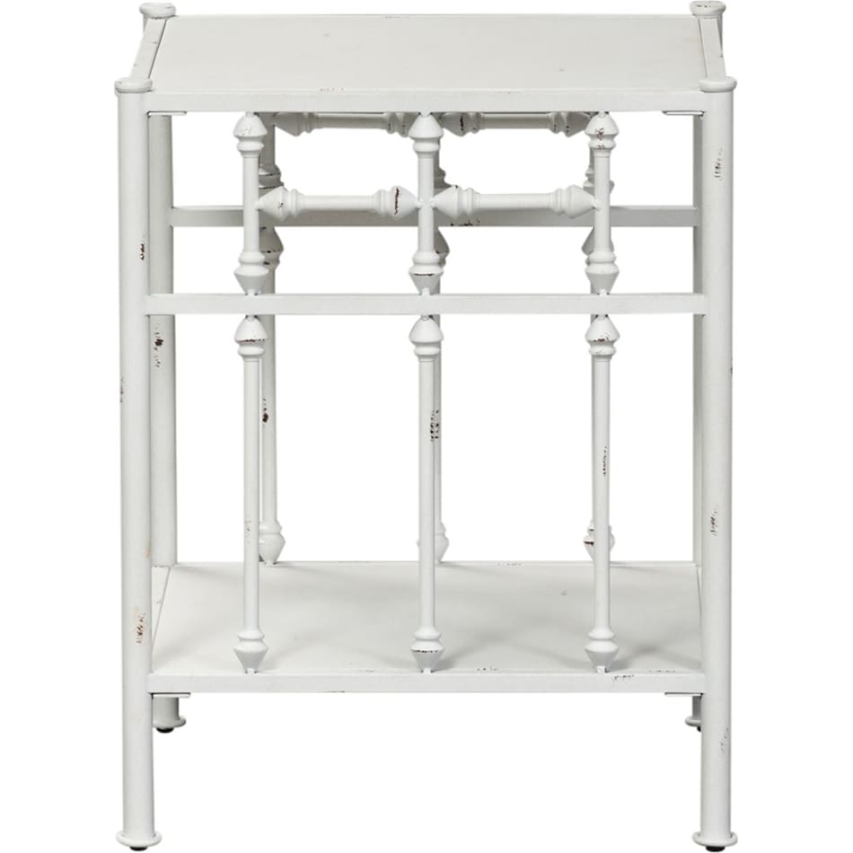priscilla white nightstand   