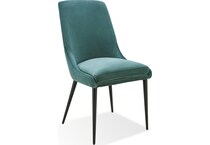 priya green side chair   