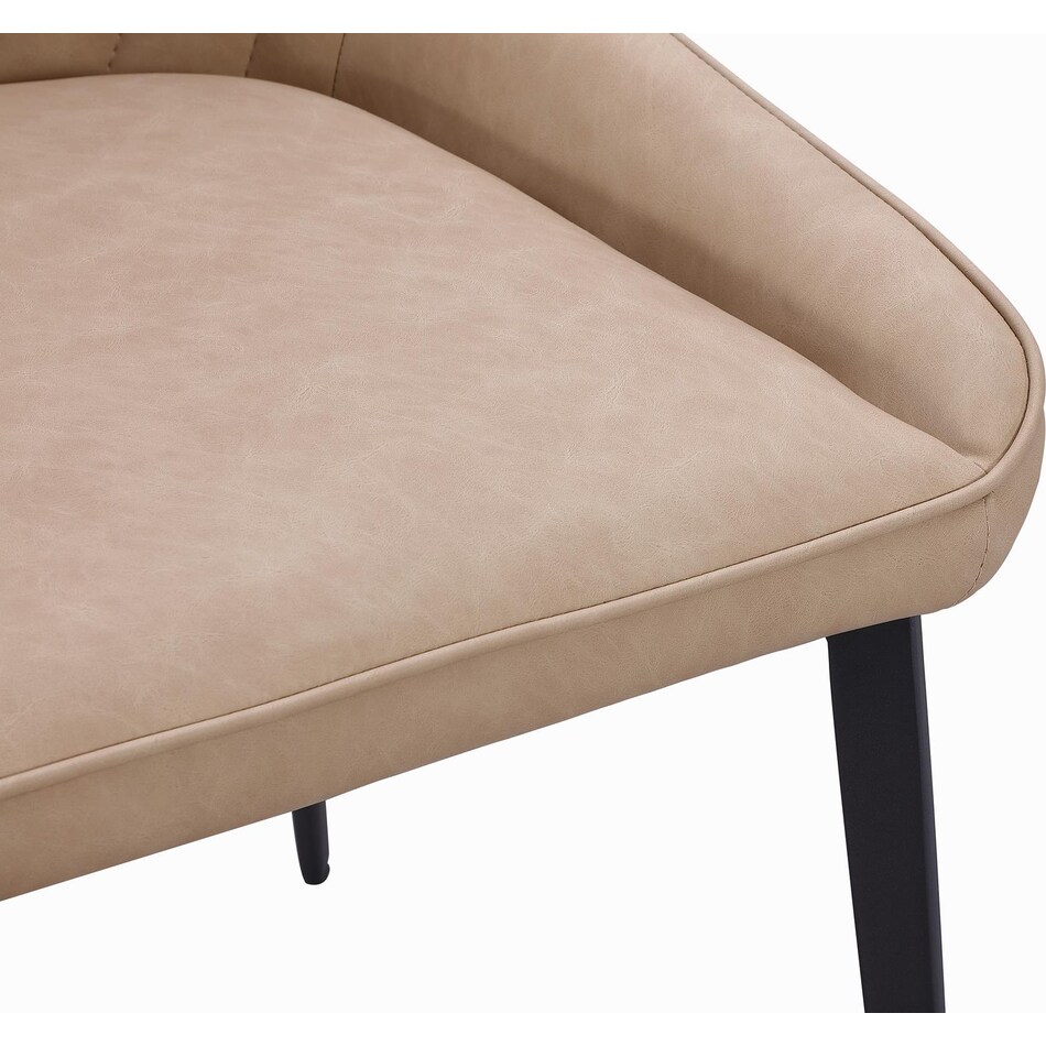 priya light brown side chair   