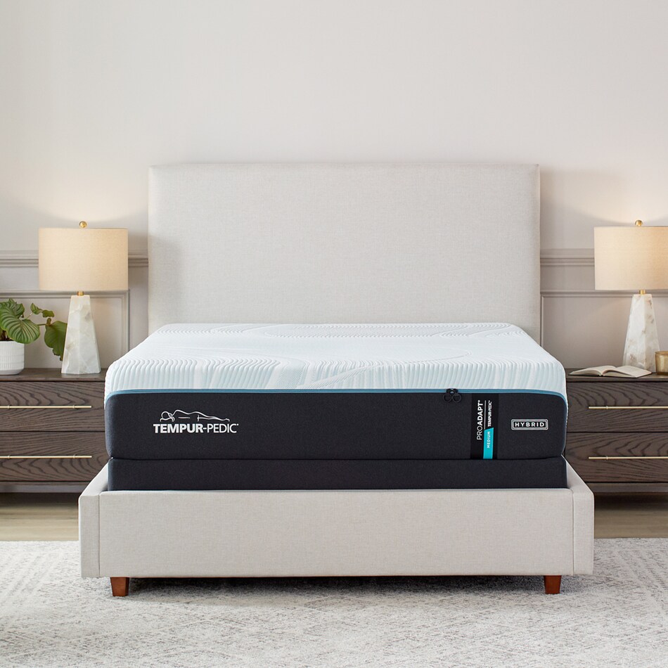 proadapt  medium hybrid blue mattress cal king   
