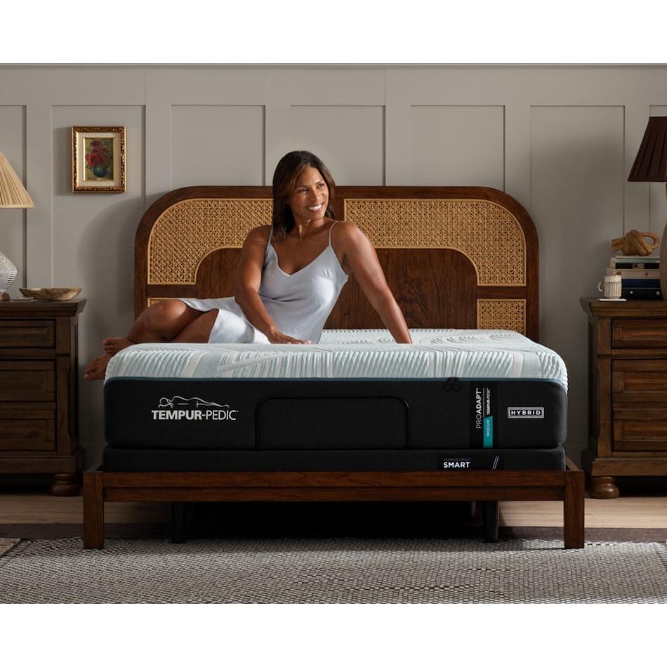 proadapt  medium hybrid blue mattress cal king   