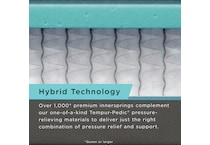 proadapt  medium hybrid blue mattress cal king   