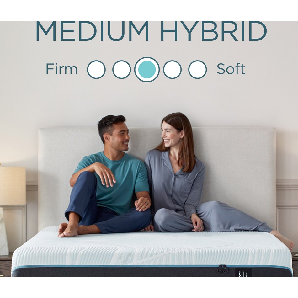 proadapt  medium hybrid blue mattress king   