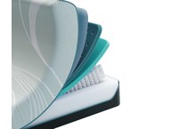 proadapt  medium hybrid blue mattress twin   