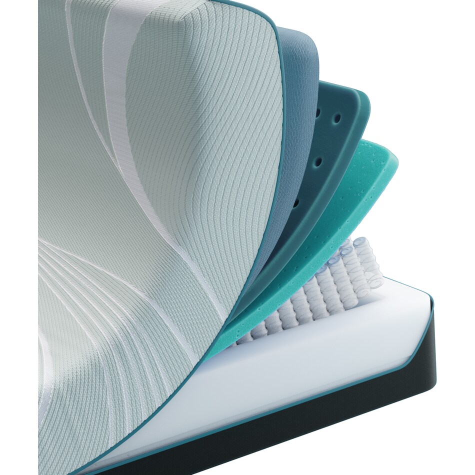 proadapt  medium hybrid blue mattress twin   