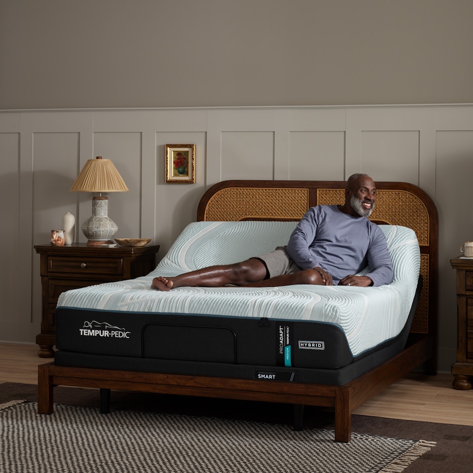 proadapt  medium hybrid blue mattress twin   