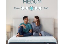 proadapt  medium blue mattress king   