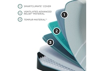 proadapt  medium blue mattress queen   