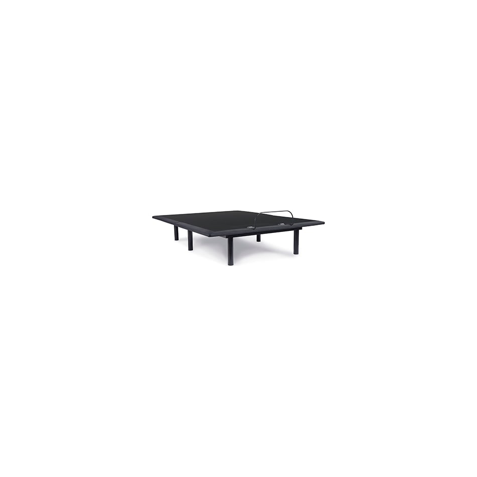 promo adj base charcoal gray adjustable base queen   