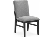 pryce black side chair   