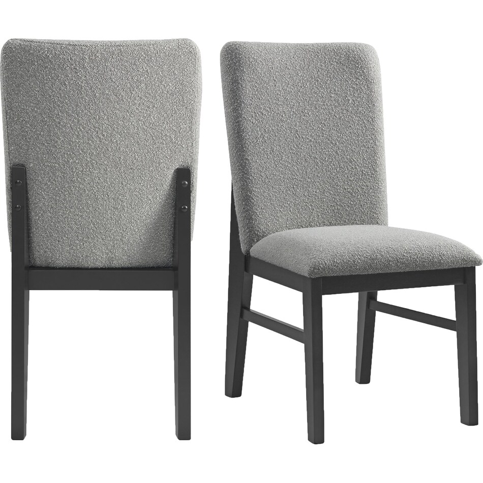 pryce black side chair   