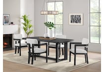 pryce black table table top   