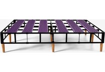 purple foundation grey box spring full   