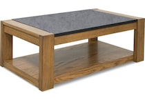 quentina light brown black cocktail table lift top   