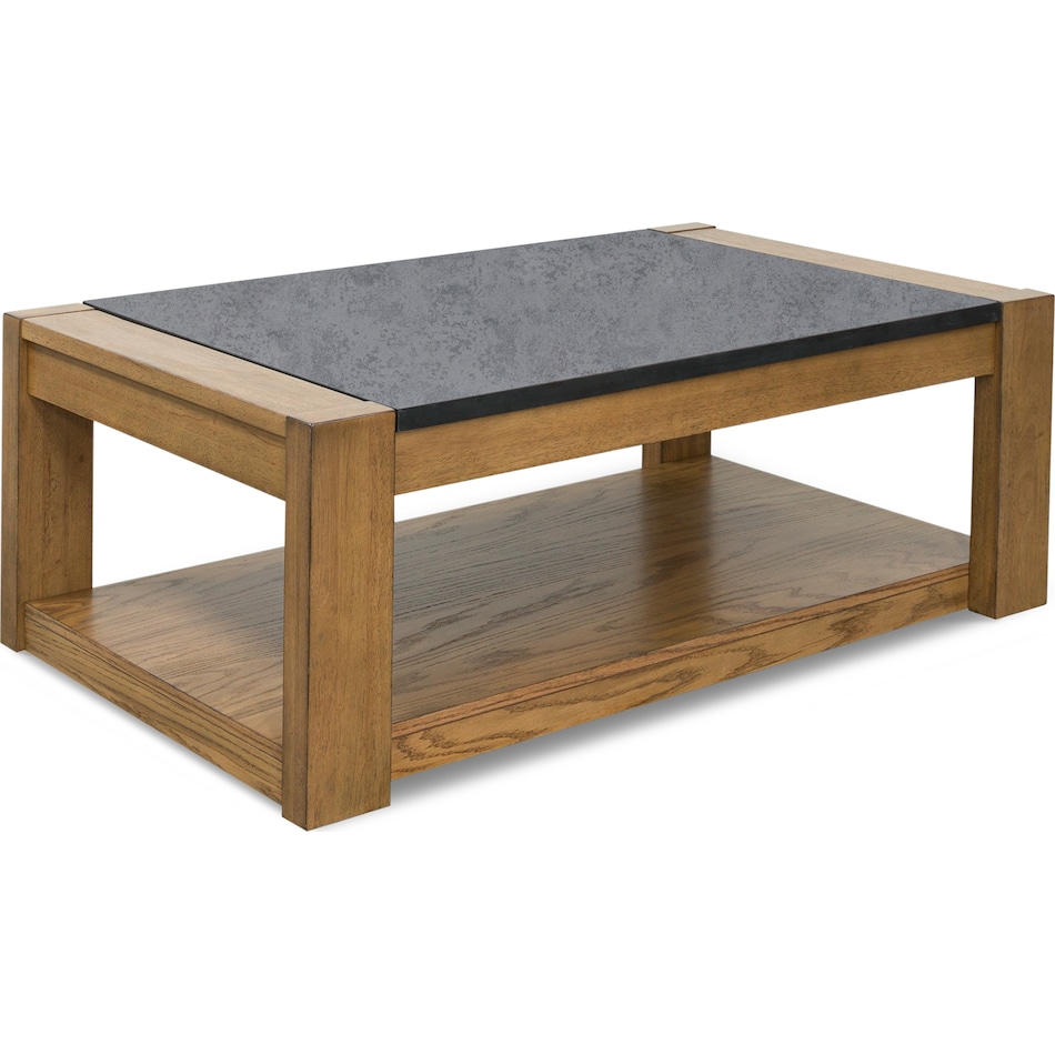 quentina light brown black cocktail table lift top   