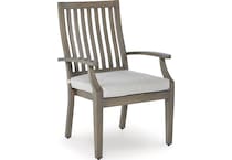 rainier ranch brown beige arm chair   
