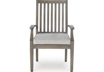 rainier ranch brown beige arm chair   