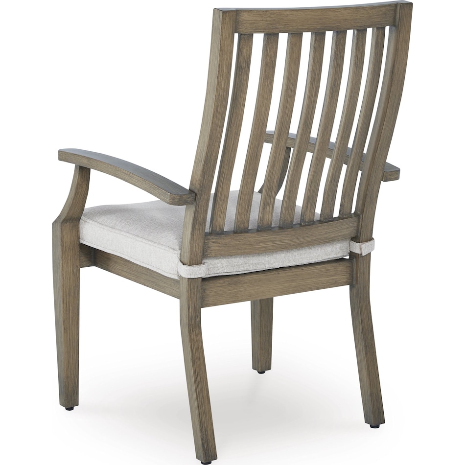 rainier ranch brown beige arm chair   