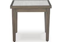 rainier ranch brown beige end table   