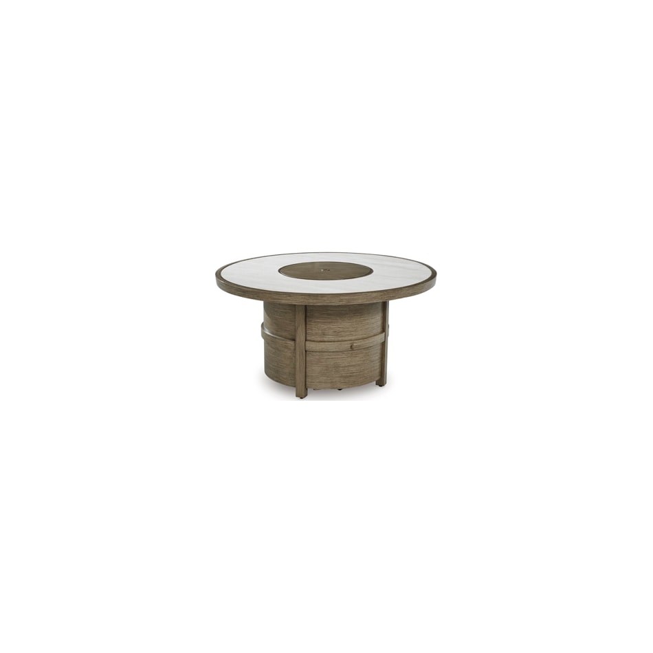 rainier ranch brown beige fire pit   