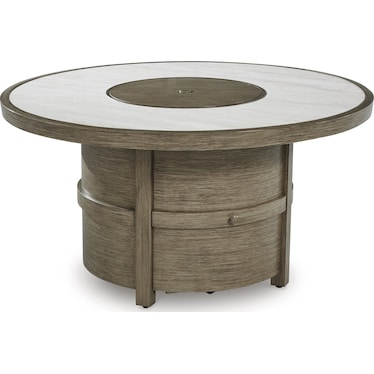 RAINIER RANCH FIRE PIT TABLE