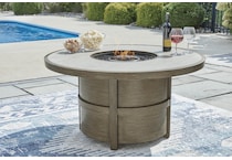 rainier ranch brown beige fire pit   