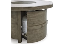 rainier ranch brown beige fire pit   