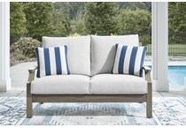 rainier ranch brown beige loveseat   