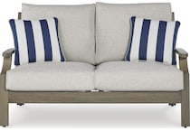 rainier ranch brown beige loveseat   