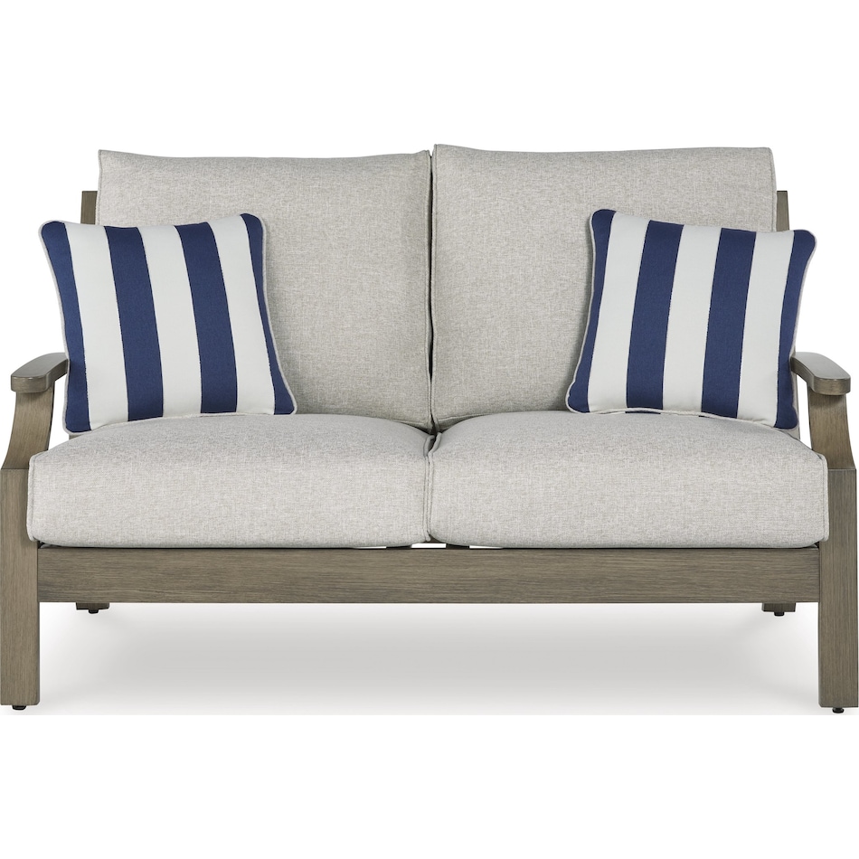 rainier ranch brown beige loveseat   