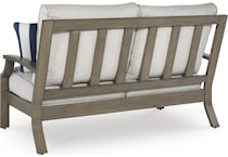 rainier ranch brown beige loveseat   