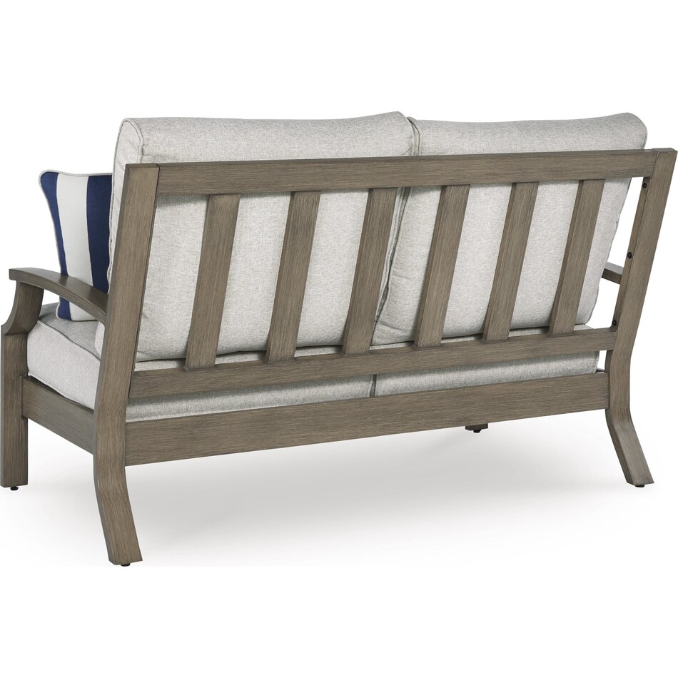 rainier ranch brown beige loveseat   