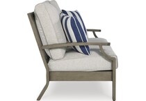 rainier ranch brown beige loveseat   