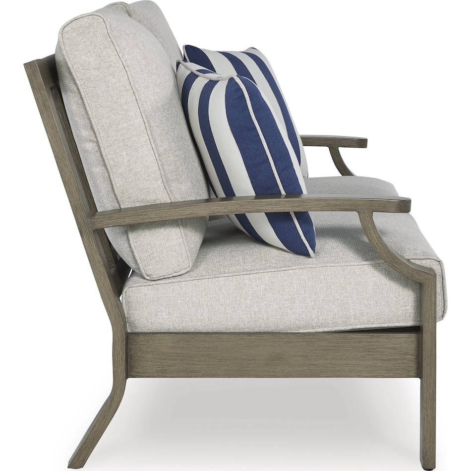 rainier ranch brown beige loveseat   