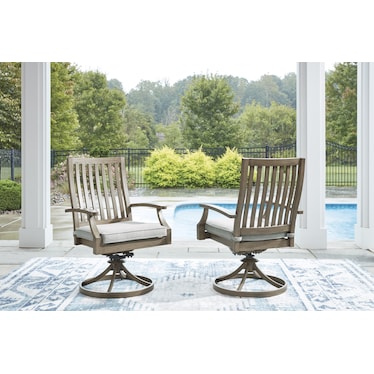 RAINIER RANCH OUTDOOR SWIVEL CHAIR