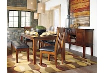 ralene medium brown bench   