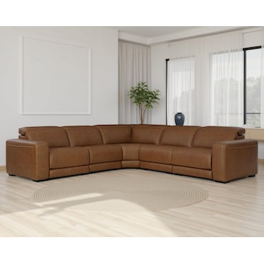 RALLY-UP 5-PC POWER RECLINING SECTIONAL