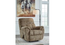 rampant brown rocker recliner   