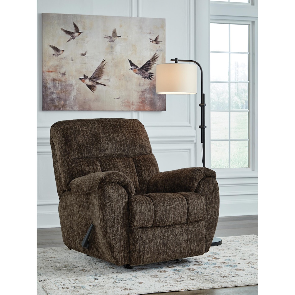 rampant brown rocker recliner   
