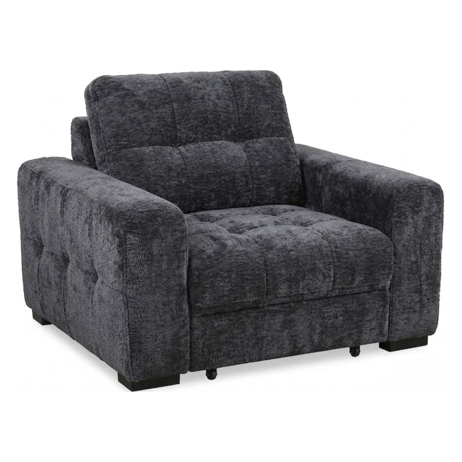 ramsey charcoal power recliner   