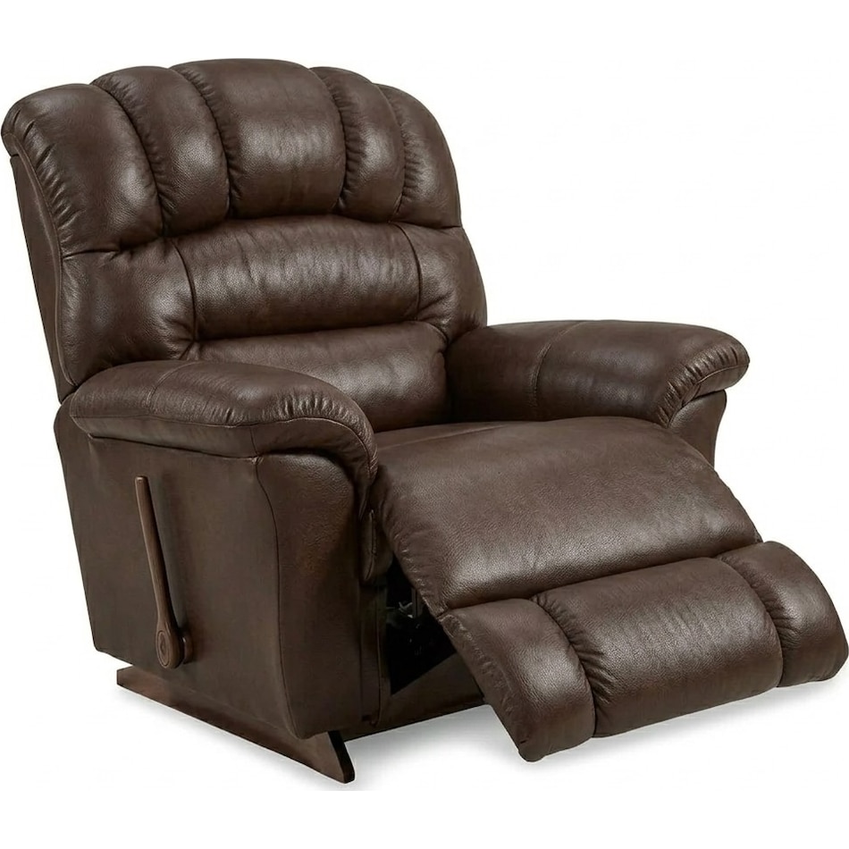randell  harvest leather rocker recliner   