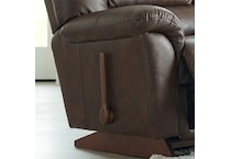 randell  harvest leather rocker recliner   
