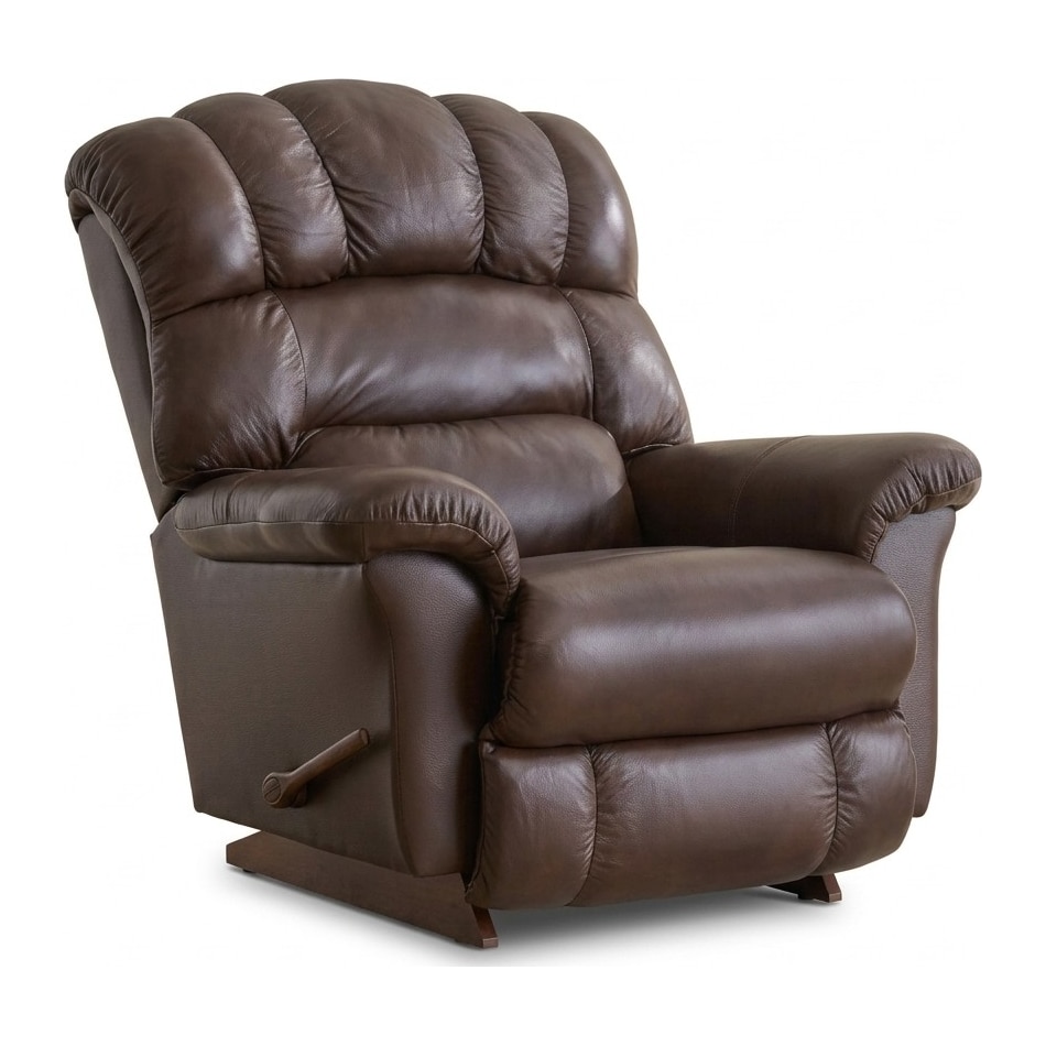 randell  harvest leather rocker recliner   
